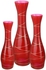 Get El Dawlia Glass Vase Set - 3 Pieces with best offers | Raneen.com