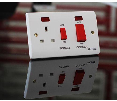 Tronic Double Switch Cooker & Ordinary Socket