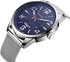 Curren 8236 Stainless Steel Strap Quartz Men Watch Casual Analog Display Watch With Date - Blue