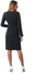 Esla Lace Long Sleeves Short Dress - Dark Grey