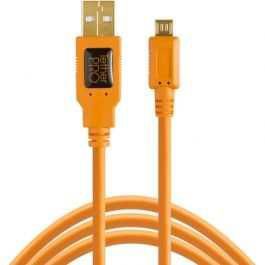 Tether Tools TetherPro USB 2.0 A Male to Micro-B 5-Pin Cable (15', Orange)