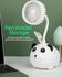 Portable Personal Cute Panda Fan Pen Holder - USB Mini Desk Fan
