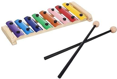 hand knocks the xylophone - multi color