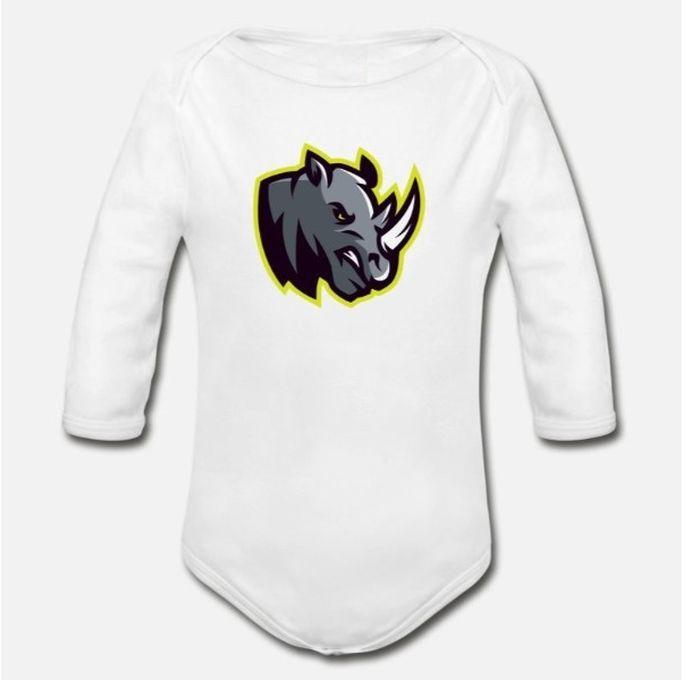 Rhino Organic Long Sleeve Baby Bodysuit