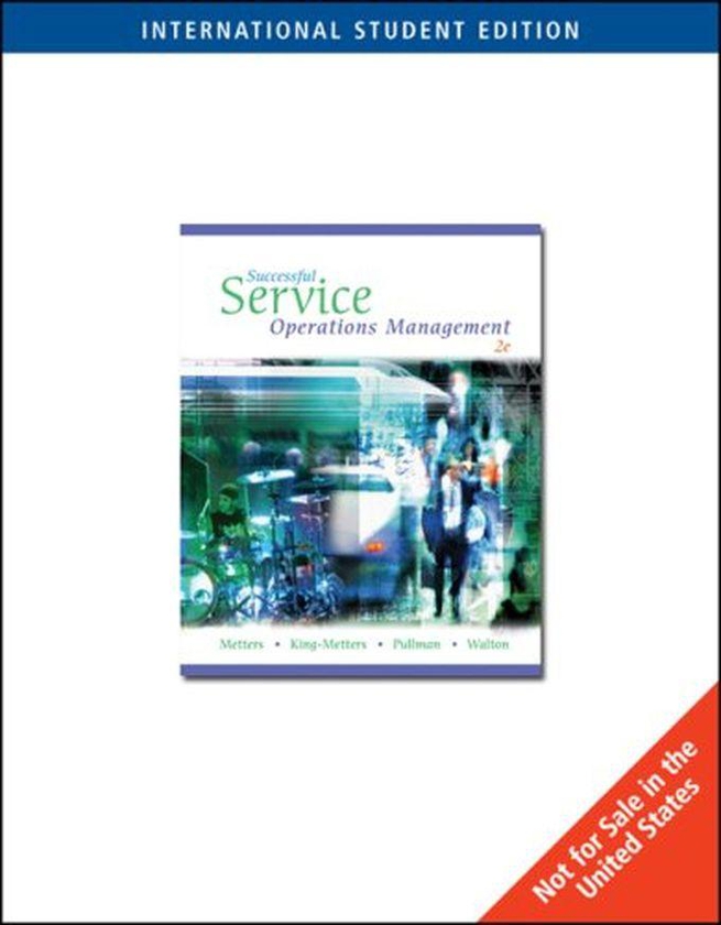 Cengage Learning Successful Service Operations Management ,Ed. :2