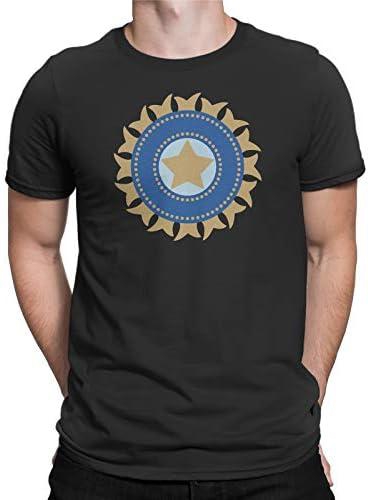 India Cricket Team Black Round Neck T-Shirt For Unisex