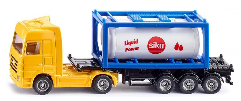 (S1795) Siku, Truck With Tank Contanainer