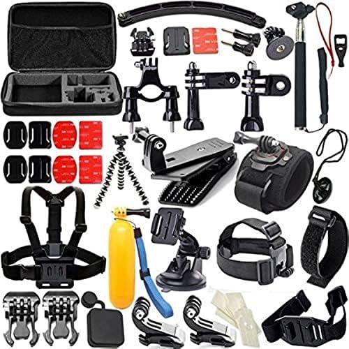 50-In-1 Outdoor Sports Action Camera Accessories Kit For Gopro Hero4/3/2/1 Common Camcorder Bundles…
