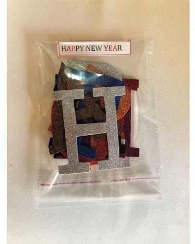 Happy New Year Glitter Foam Sticker Self Adhesive 12 Letters