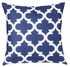 Modern Home Painted Throw Pillow Case Cushion Cover Blue/White 45 x 45cm