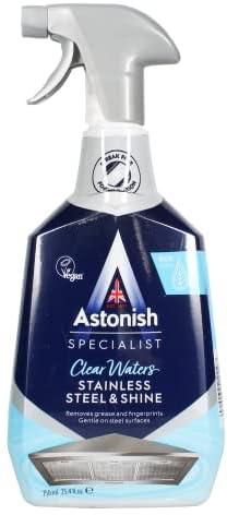 Astonish stainless steel cleaner spray - 750 ml
