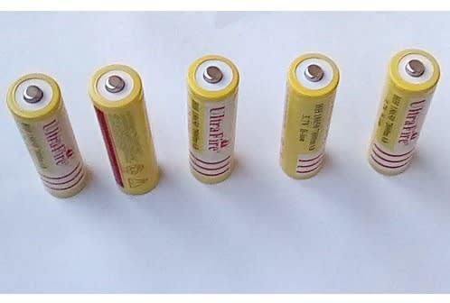 Rechargeable Lithium Battery - 5 Pieces - 3.7V