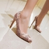 Women's High-Heeled Pumps Pointed Toe Print Stiletto Shoes