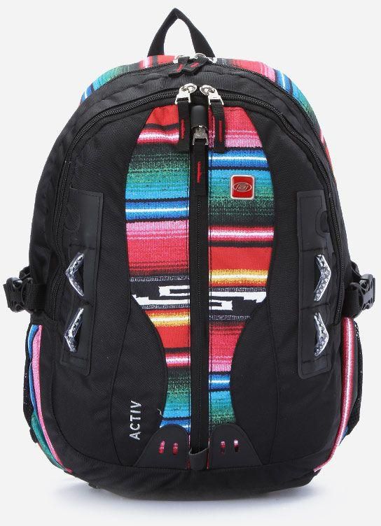 Activ Printed Backpack - Black