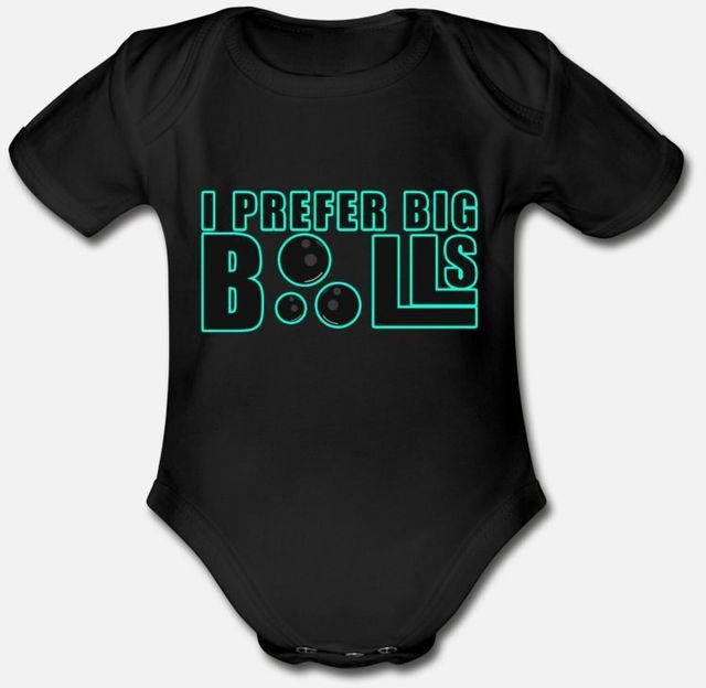 Bowling Organic Short Sleeve Baby Bodysuit
