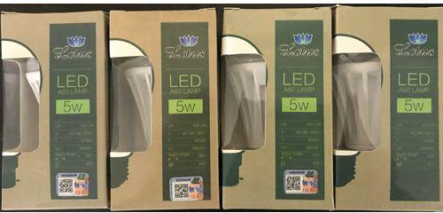 Lotus 4 Pack LED Bulb - 5W - E27 - Warm white_PC+Aluminum