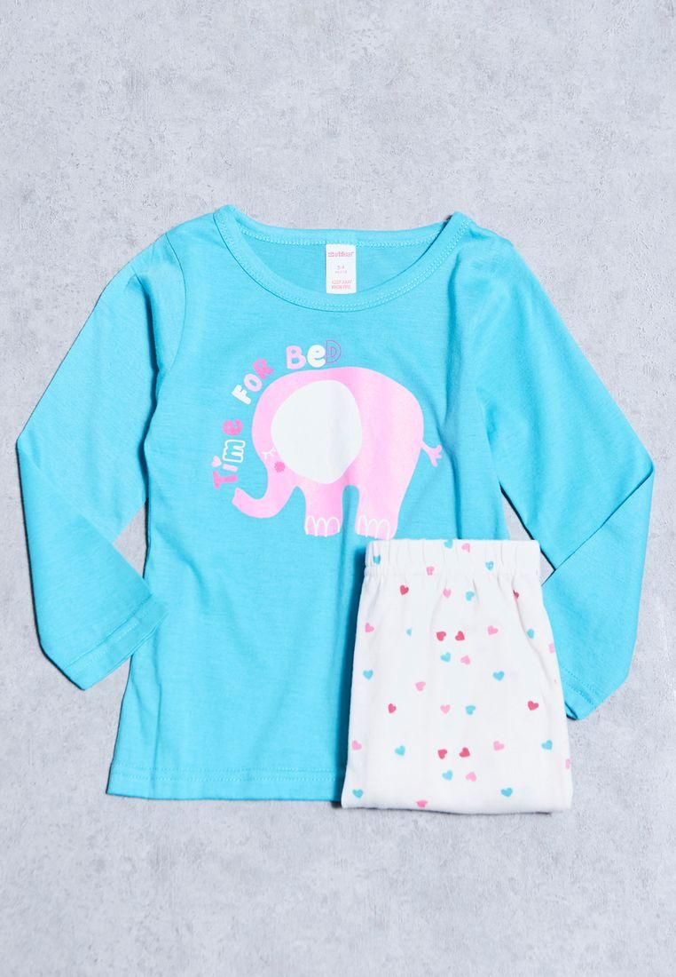 Kids T-Shirt + Pyjama Set