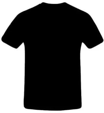 Unisex Plain Round Neck T-shirt - Black