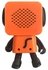 ستيريو صغير بخاصية البلوتوث بتصميم روبوت ذكي بشكل كلب راقص 6.2x9.5x4.1سم