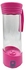 Electric Fruit Juicer Handheld Smoothie Maker Blender Pink 380ml
