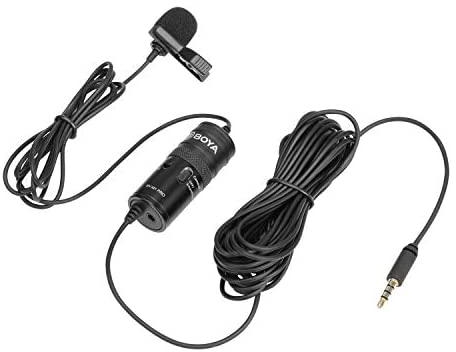 Boya by-m1 pro universal lavalier microphone - black