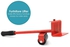 ICV Furniture Lifter With 4 Pieces Of Heavy Moving Tools, In Addition To A Lifter Hook With A Metal Handle That Can Withstand Up To 200 Kg, 360-degree Rotating Pads, Red Color