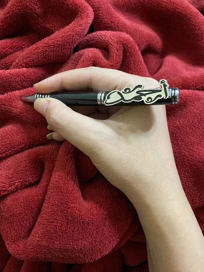 Handmade احمد قلم مطلى فضة وبلاتين للاستخدام اليومى - هدية قيمة - يصلح للجنسين
