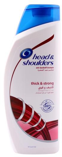 Head & Shoulders Shampoo Thick & Strong 600ml