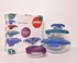 8pcs Pyrex glass with 4 bowls and 4 lids