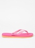Brazil Layered Sole Flip-Flops Pink
