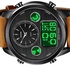 Men's 1653 Time Sport Analog Digital Leather Watch