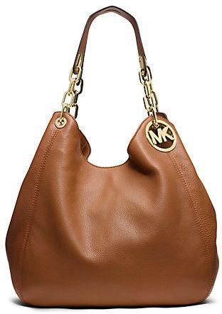 Michael Kors 30H3GFTE3L Shoulder Bags for Women - Brown, Leather