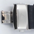 Daymond Rene Black Silver Leather Chronograph Watch