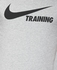 Grey Melange Dry Training Swoosh T-shirt