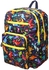 Get Dea Fabric Backpack, 30×20×43 cm, 5 Zippers - Multicolor with best offers | Raneen.com