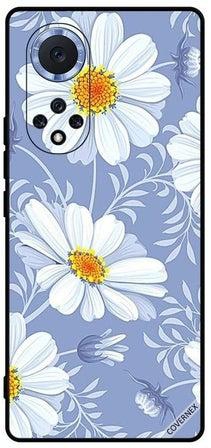 Protective Case Cover For Huawei Nova 9 Pro Bloming White Flowers