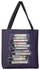 Canvas Shopping Tote Bag - Printed Words (BOOKS)