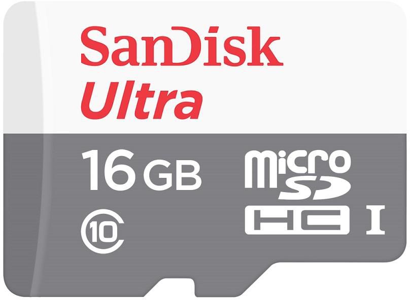 SanDisk Ultra SDSQUNS-016G-GN3MN 16GB 80MB/s UHS-I Class 10 microSD HC Card