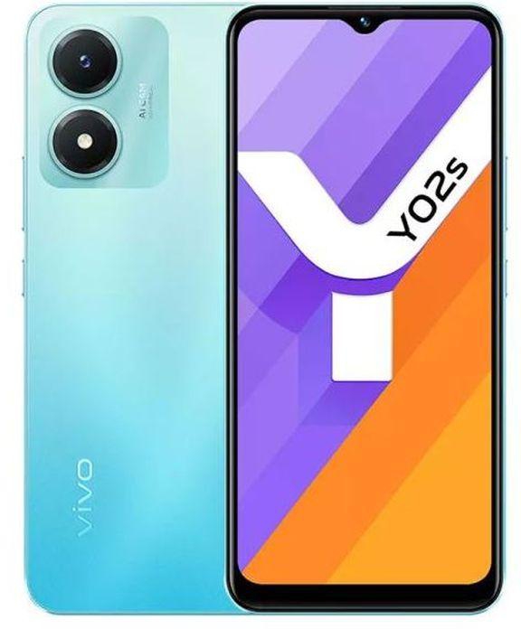 Vivo Y02s - 6.51-inch 3GB/32GB Dual Sim 4G Mobile Phone - VIBRANT BLUE