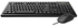 Rapoo X120Pro Wired Optical Mouse And Keyboard Combo - Black