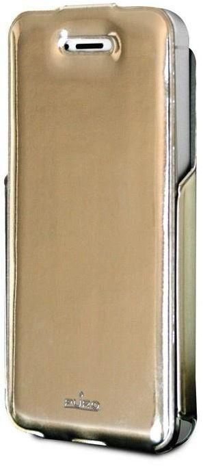 Puro VIP Vertical Flip Cover for Apple iPhone 5/5s - Gold