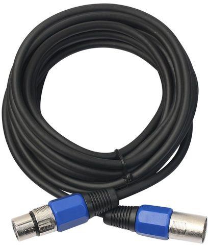 Bluelans 10M XLR Male To Female 3 Pin MIC Shielded Cable Microphone Audio Extension Cable (Blue)