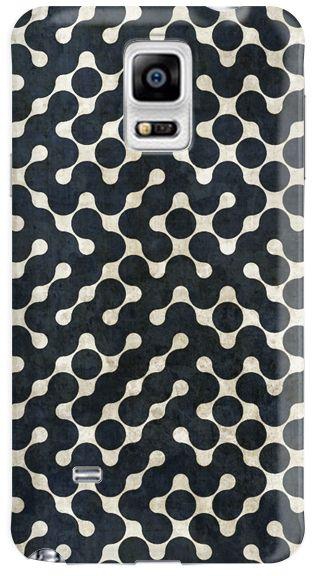 Stylizedd  Samsung Galaxy Note 4 Premium Slim Snap case cover Gloss Finish - Connect the dots - Black  N4-S-178