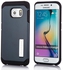 Armor Case and Screen Protector for Samsung Galaxy S6 Edge G925 – Dark Blue