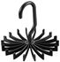 Generic 1Pc 20 Hooks Rotating Tie Rack Holder Adjustable Belt-Black