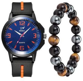 Men's Casual Analog Quartz Wrist Watch With Bracelet NNSB03703912