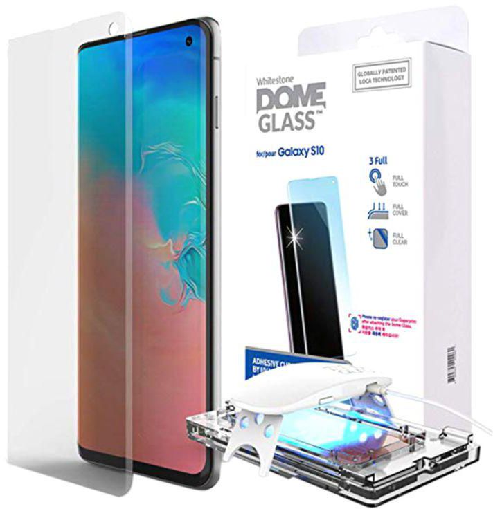 Tempered Glass Screen Protector For Samsung Galaxy S10 clear