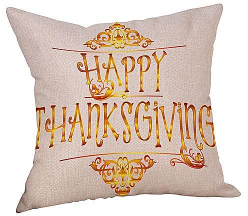 Eissely Thanksgiving Square Cover Decor Pillow Case Sofa Waist Throw Cushion Cover B