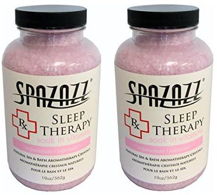 Spazazz Aromatherapy Spa and Bath Crystals -Therapy (2 Pack) (Sleep Therapy -2 Pack)
