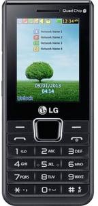 LG A395 Quad (4) Sim Mobile Phone - Black
